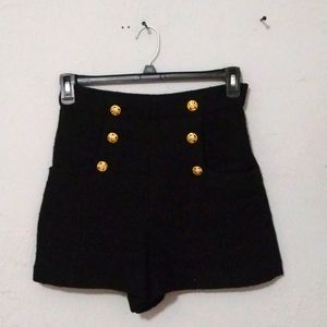 A Pair of High Waisted Zara Shorts